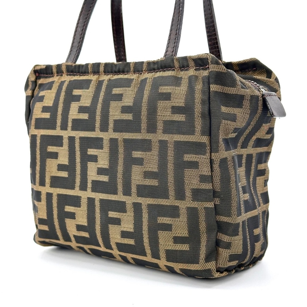 Authentic Fendi Brown and Tan Tote Bag